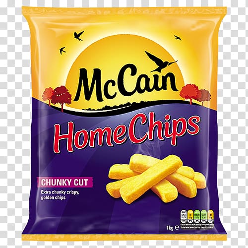 French fries McCain Foods Onion ring Crinkle-cutting Frozen food, potato transparent background PNG clipart