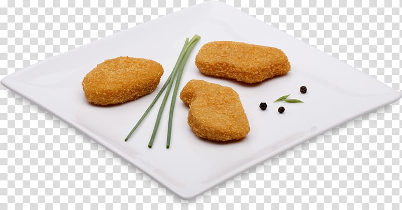 Chicken nugget Chicken as food Rissole Fillet, chicken schnitzel transparent background PNG clipart