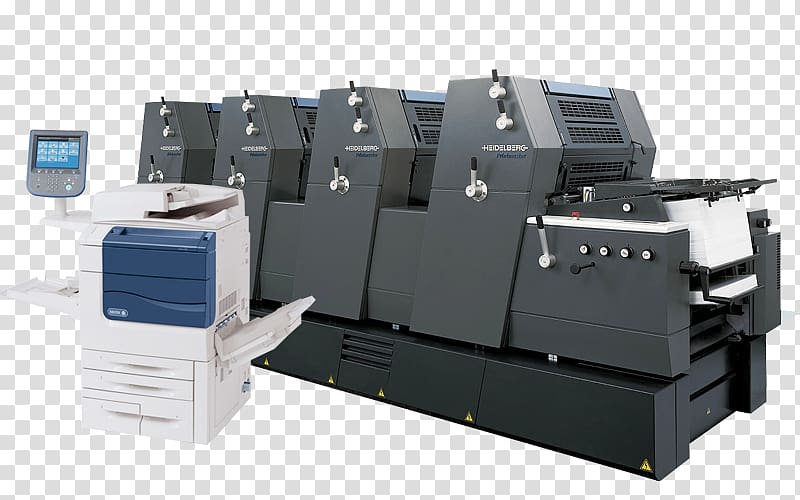 Offset printing Printing press Machine Advertising, printer transparent background PNG clipart