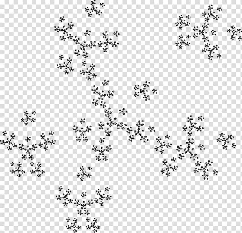 Fractal Curve Koch snowflake Attractor, others transparent background PNG clipart