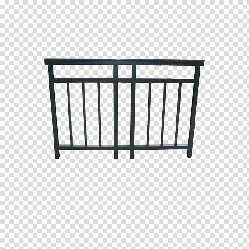 Handrail Guard rail Hot-dip galvanization Balcony Baluster, Simple style iron guardrail transparent background PNG clipart