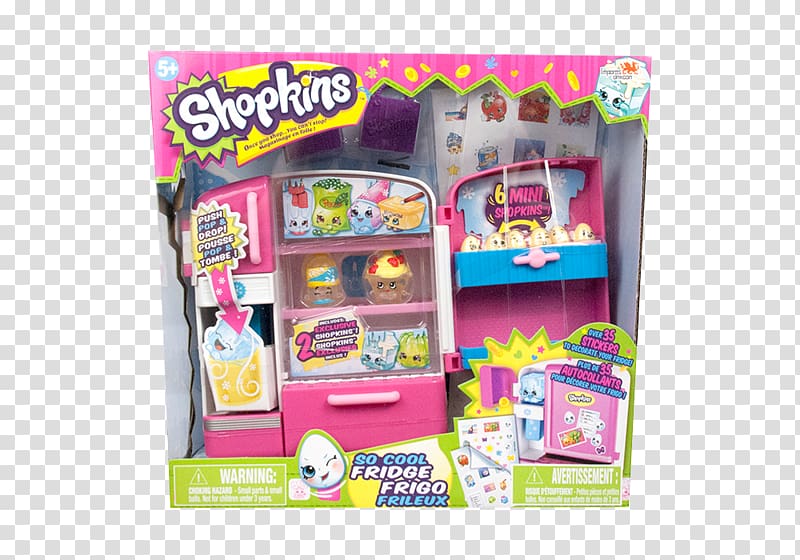 Shopkins Moose Toys Game Refrigerator, toy transparent background PNG clipart