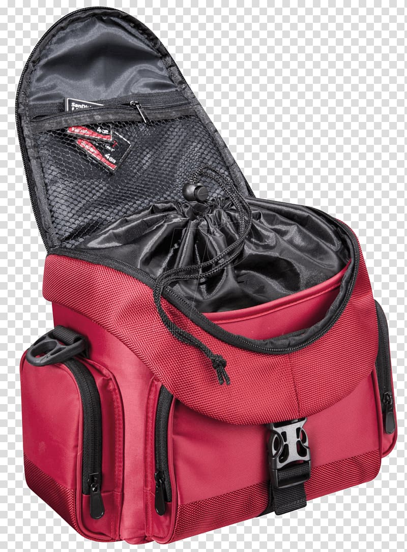 Camera bag Mantona Premium Internal dimensions 195 x 15 Handbag Red Backpack, bag transparent background PNG clipart