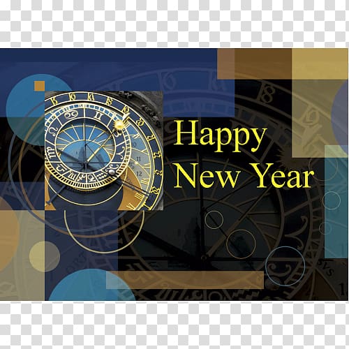 New Year card Greeting & Note Cards New Year's Day Prague astronomical clock, business earth and countdown 5 days transparent background PNG clipart