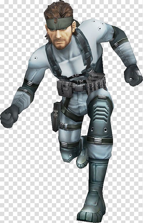Hideo Kojima Super Smash Bros. for Nintendo 3DS and Wii U Super Smash Bros. Brawl Solid Snake, metal gear transparent background PNG clipart