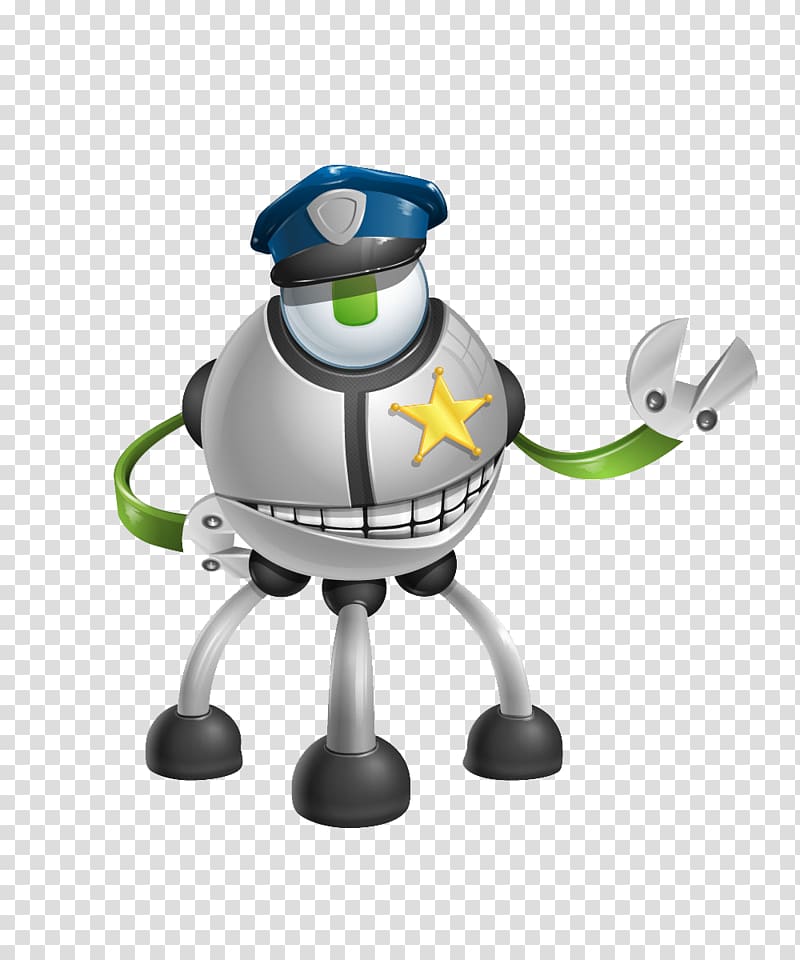 Robot Cartoon Android Comics u0e01u0e32u0e23u0e4cu0e15u0e39u0e19u0e0du0e35u0e48u0e1bu0e38u0e48u0e19, Smiling Robot transparent background PNG clipart