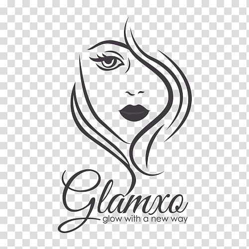 Glamxo logo, MAC Cosmetics Make-up artist Logo Fashion, Beauty Saloon Fashion Flyer transparent background PNG clipart