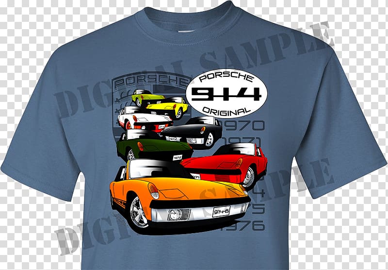 Car Bumper T-shirt Automotive design, Porsche 914 transparent background PNG clipart