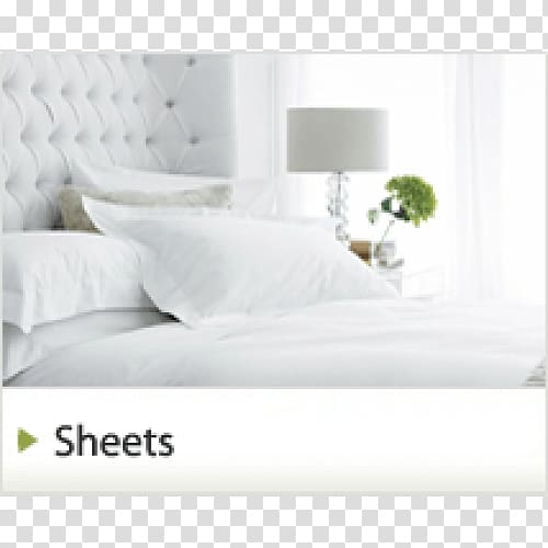 Bed frame Bed Sheets Mattress Pads Pillow, linen thread transparent background PNG clipart