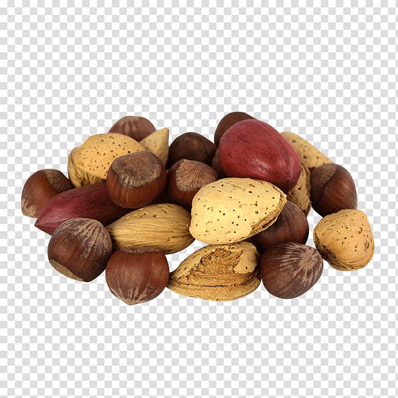 Hazelnut Praline Mixed nuts Tree nut allergy Chocolate, mixed nuts transparent background PNG clipart