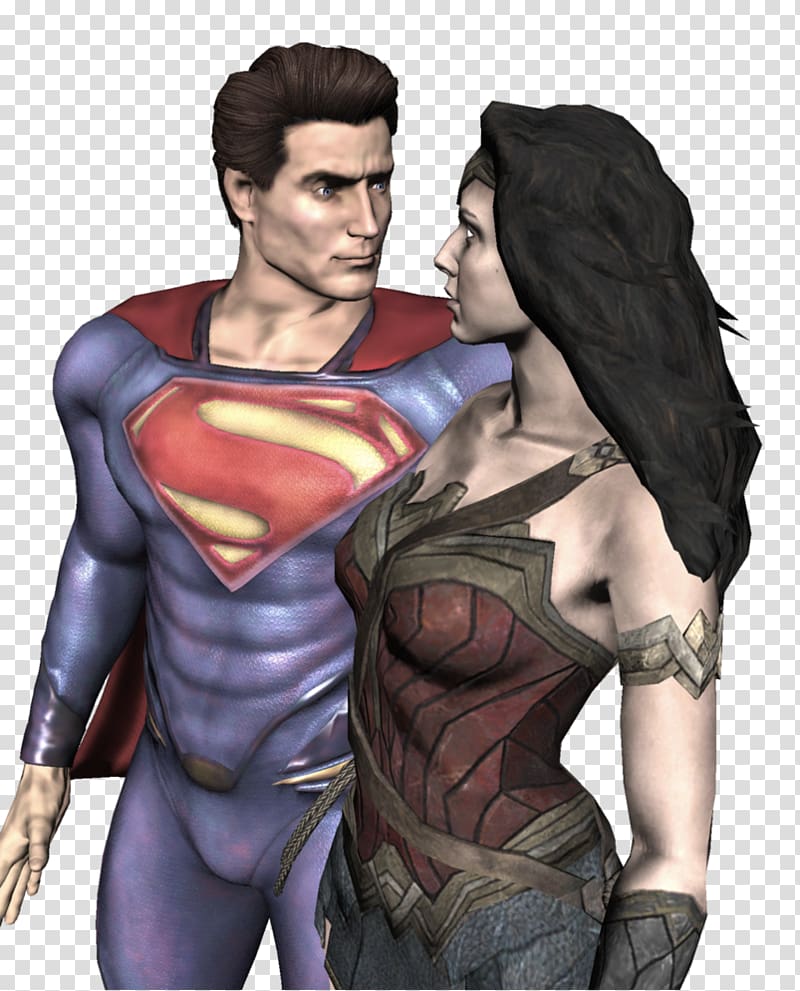 Batman v Superman: Dawn of Justice Wonder Woman Injustice: Gods Among Us Catwoman, woman superman transparent background PNG clipart