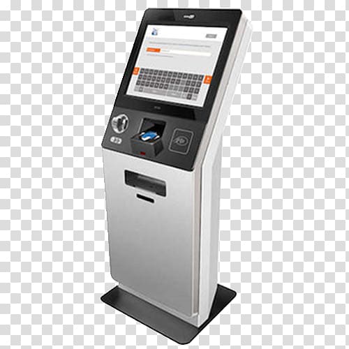 Interactive Kiosks Self-service Advertising, financial sector transparent background PNG clipart