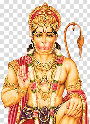 Hanuman illustration, Hanuman Close Up transparent background PNG clipart