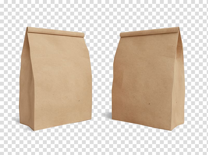 two brown paper bags, Paper bag Packaging and labeling, Paper bags transparent background PNG clipart