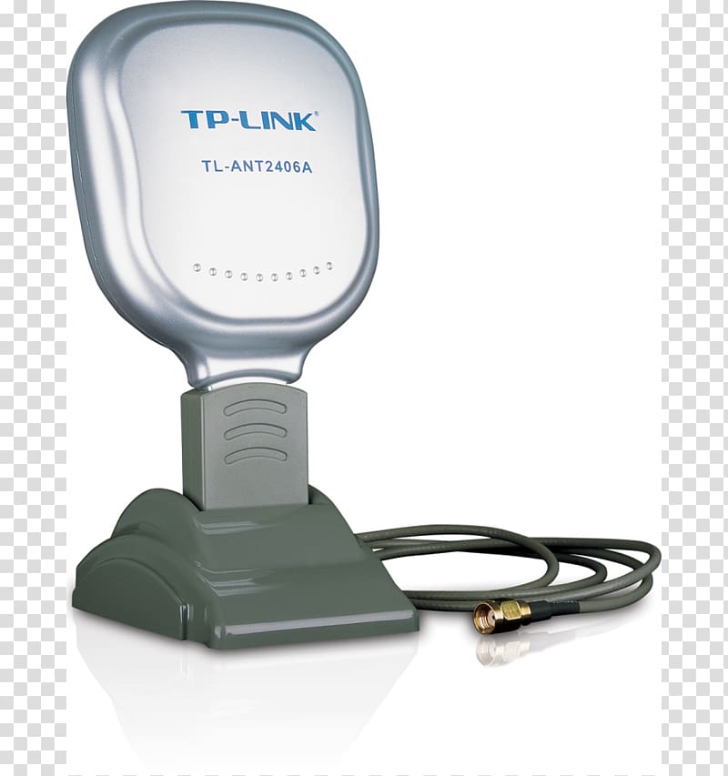 TP-LINK TL-ANT2406A Antenna Computer network Aerials Directional antenna, Computer transparent background PNG clipart