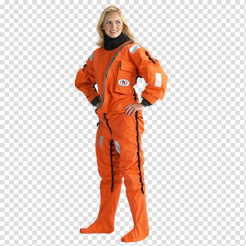 Survival suit Dry suit Clothing Ship, coverall transparent background PNG clipart