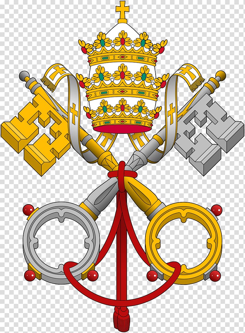 Coats of arms of the Holy See and Vatican City Coats of arms of the Holy See and Vatican City Pope Coat of arms, Pope Francis transparent background PNG clipart
