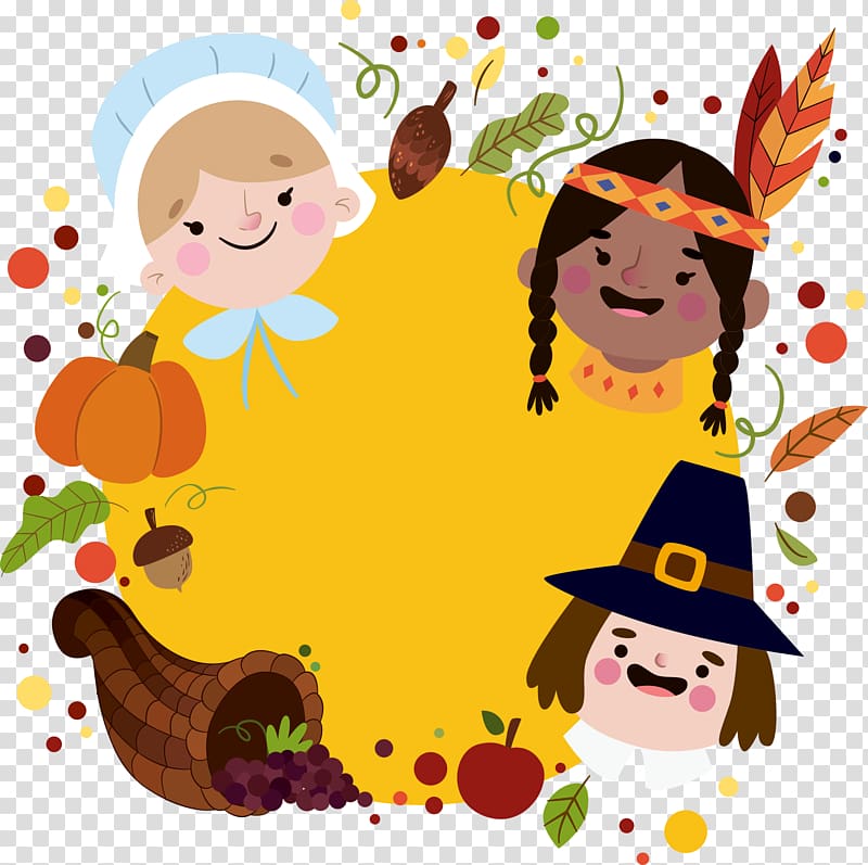 Thanksgiving , Thanksgiving kids transparent background PNG clipart