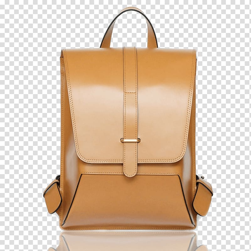 Handbag Leather Backpack Dermis, bag transparent background PNG clipart