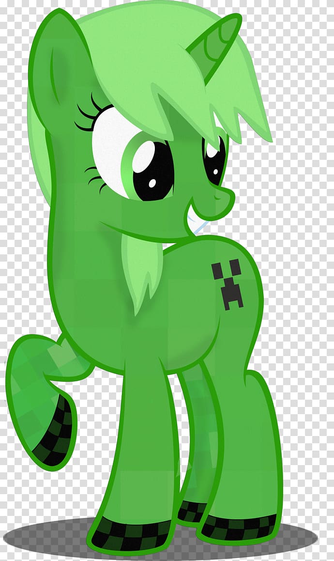 Minecraft Pony Fluttershy Creeper, creeper minecraft transparent background PNG clipart