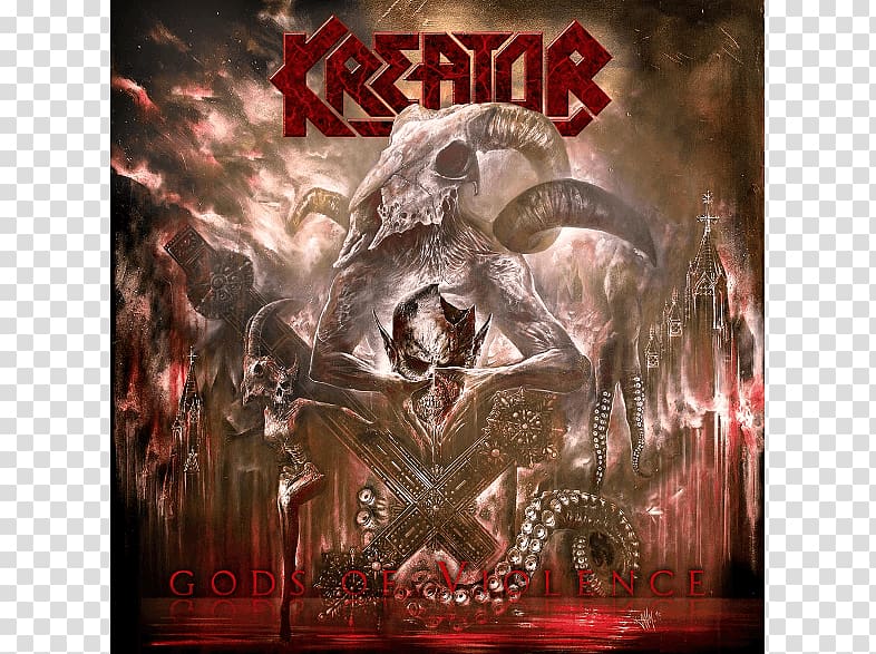 Kreator Gods of Violence Thrash metal Satan Is Real Album, Kreator transparent background PNG clipart