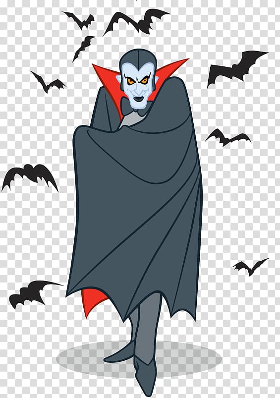 vampire , Dracula and Bats transparent background PNG clipart