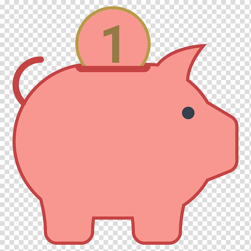 Piggy bank Tirelire Saving Money Domestic pig, piggybank transparent background PNG clipart