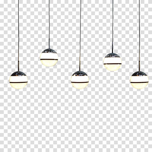 five pendant lamps illustration, Light fixture Lighting, hanging lights transparent background PNG clipart