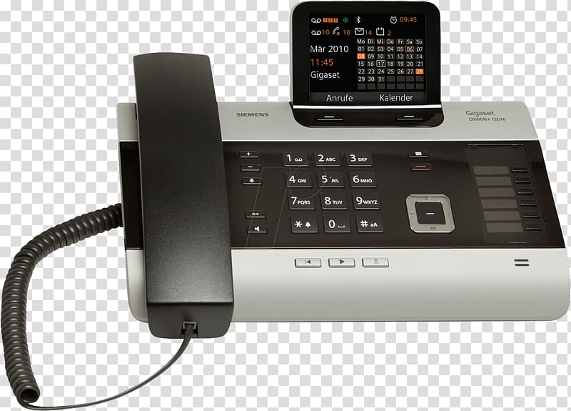 Gigaset DX600A ISDN Telephone Integrated Services Digital Network Answering Machines, Umts transparent background PNG clipart