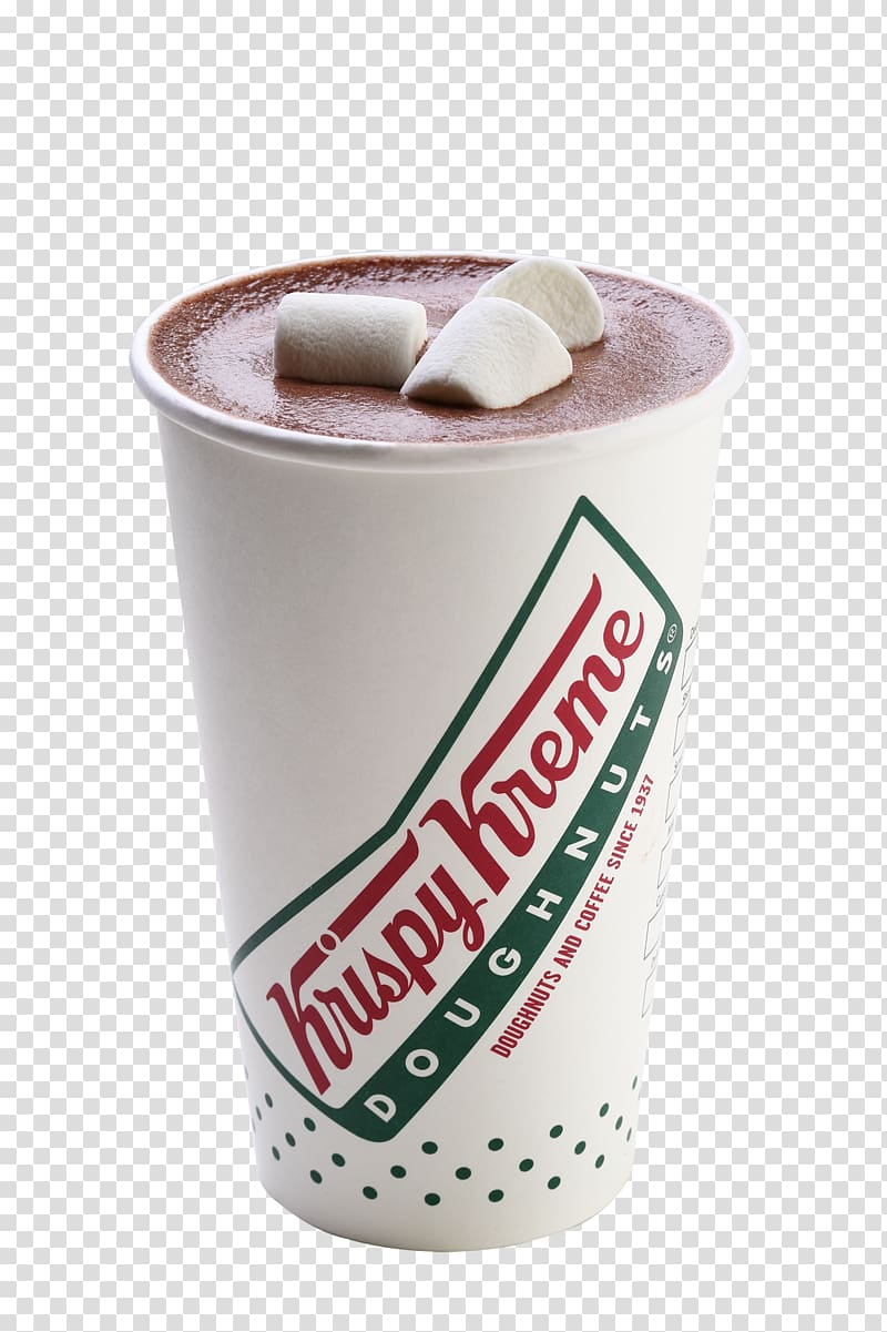 Donuts Krispy Kreme Coffee Custard Cream, hazelnut crisp transparent background PNG clipart