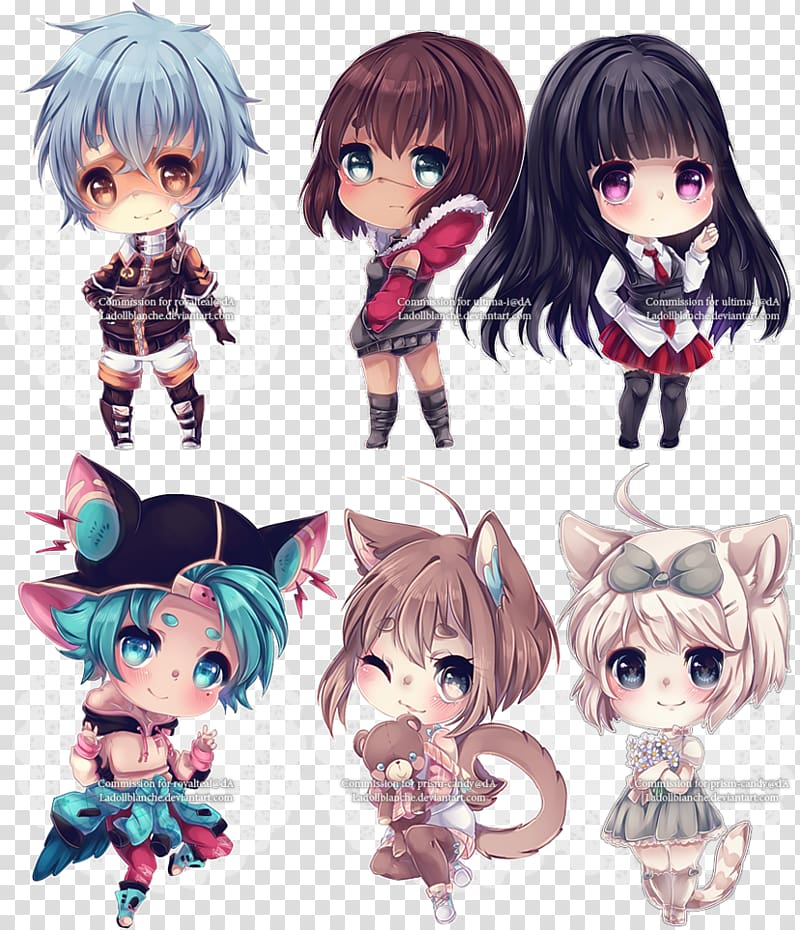 Chibi Drawing Anime Kavaii, girl character transparent background PNG clipart