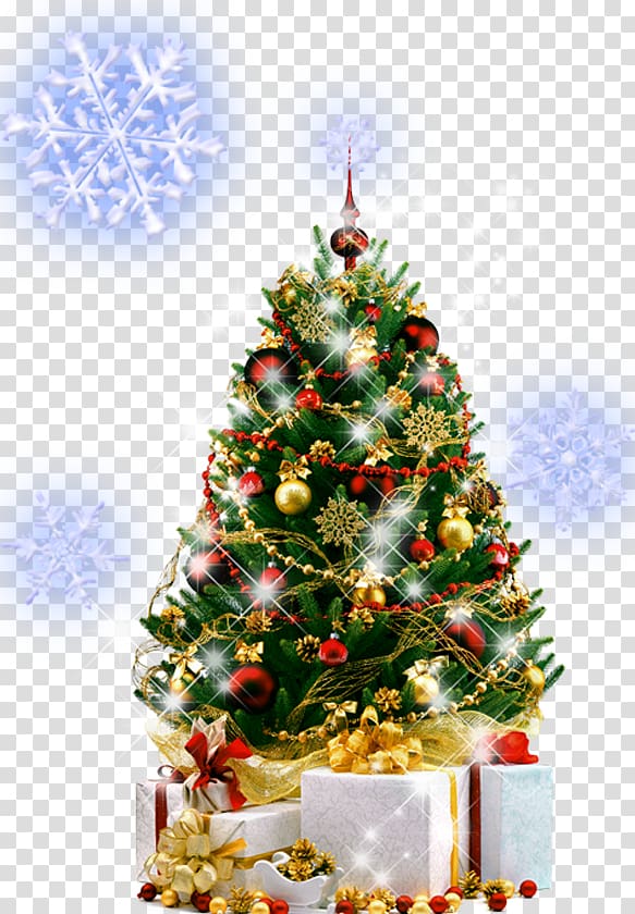 Christmas tree New Year tree Christmas ornament, Flash Christmas tree transparent background PNG clipart