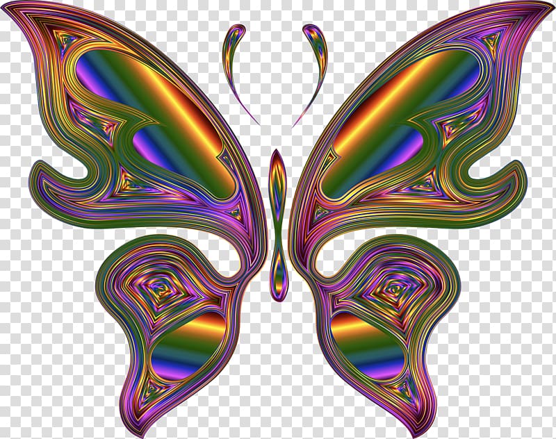 Drawing graphics Computer Icons, butterfly rainbow transparent background PNG clipart