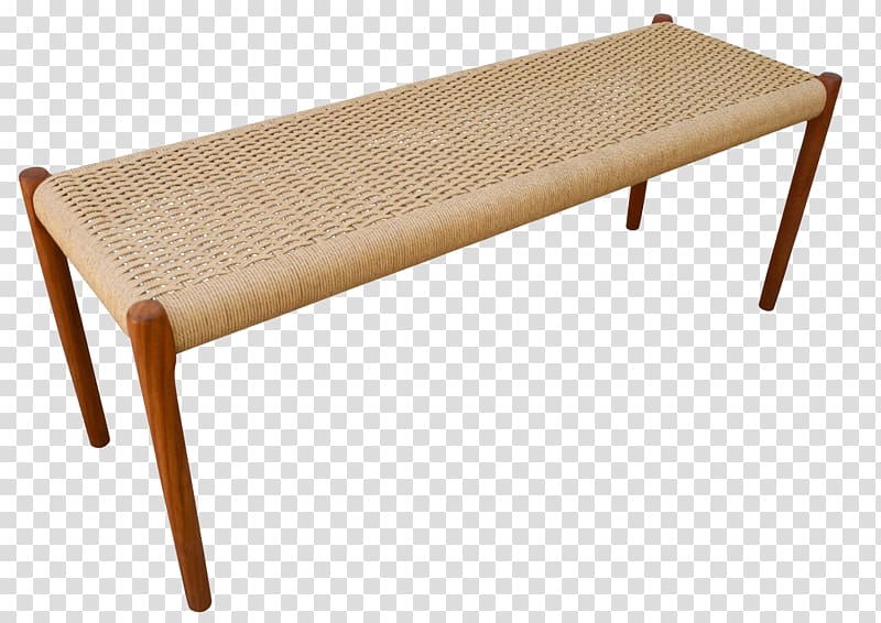 Table Garden furniture Bench Danish modern, bench transparent background PNG clipart