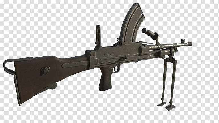 Assault rifle Bren light machine gun Bren Ten Weapon, assault rifle transparent background PNG clipart