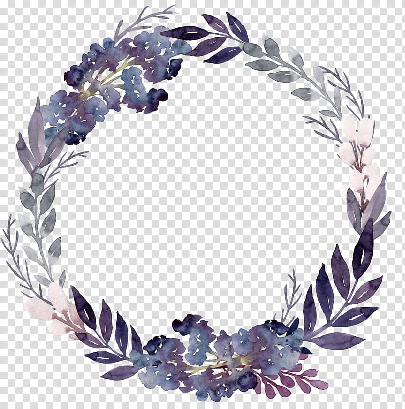 borders purple flower ring dream transparent background PNG clipart