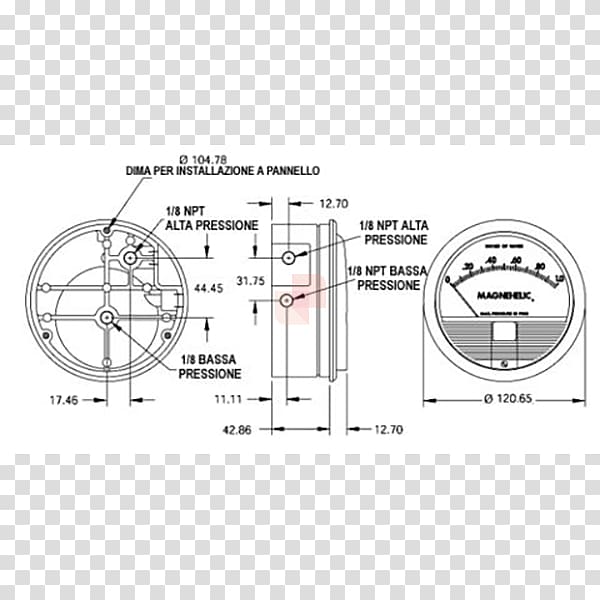 Pressure measurement Manometers Gauge, transparent background PNG clipart