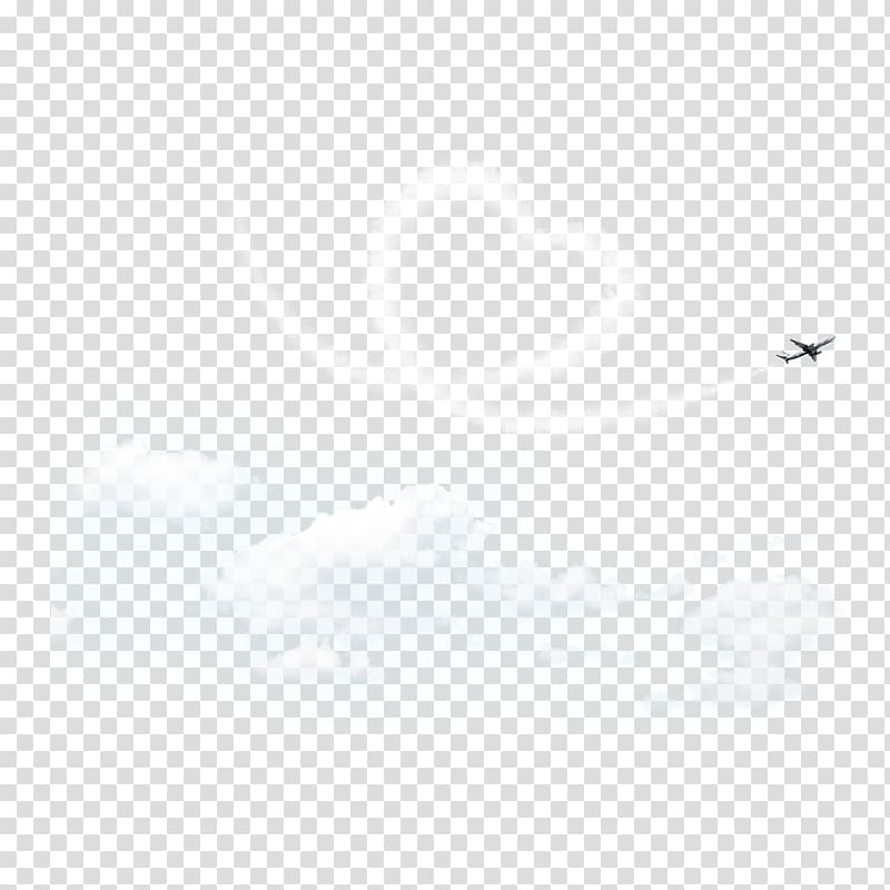 Euclidean Airplane Icon, Aircraft and aircraft cloud transparent background PNG clipart