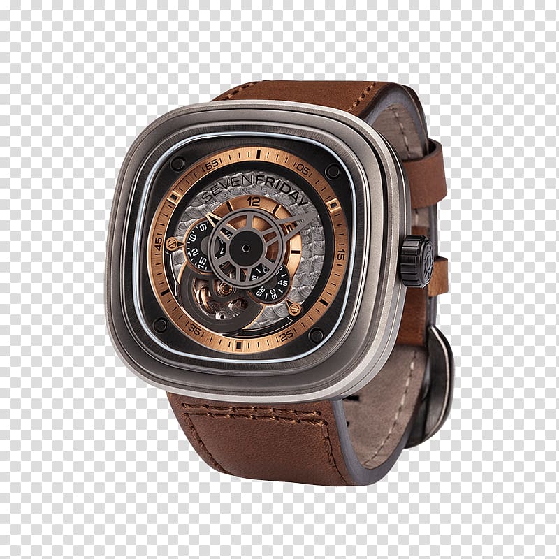 SevenFriday Watch Industrial Revolution Dial Jewellery, kenny omega transparent background PNG clipart