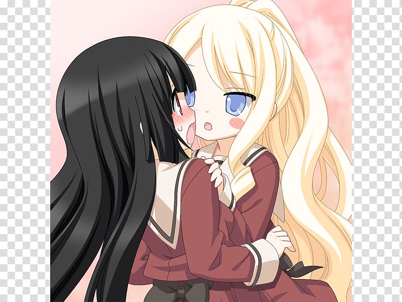 Anime A Kiss for the Petals Yuri Mangaka, show yourself transparent background PNG clipart