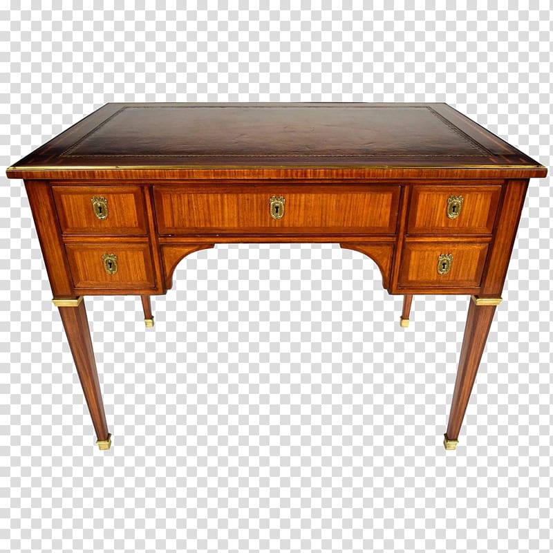 Davenport desk Mahogany Table Partners desk, mahogany transparent background PNG clipart
