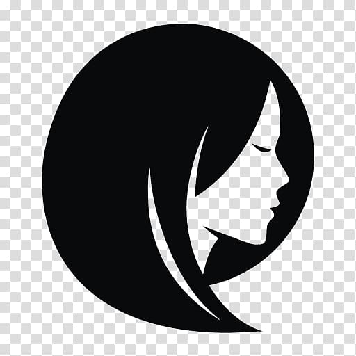 Beauty Parlour Logo, hair transparent background PNG clipart