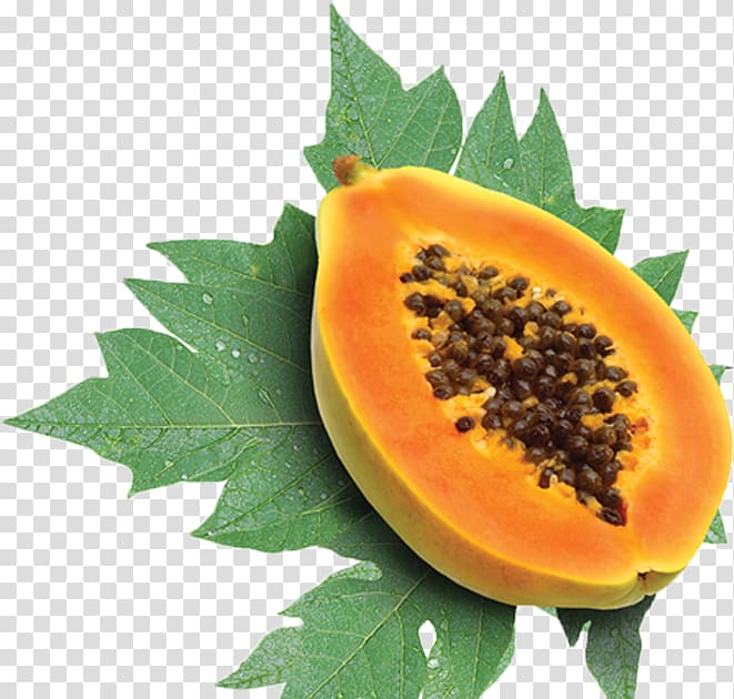 Green papaya salad Nutrition facts label Food Health, Papaya Juice transparent background PNG clipart