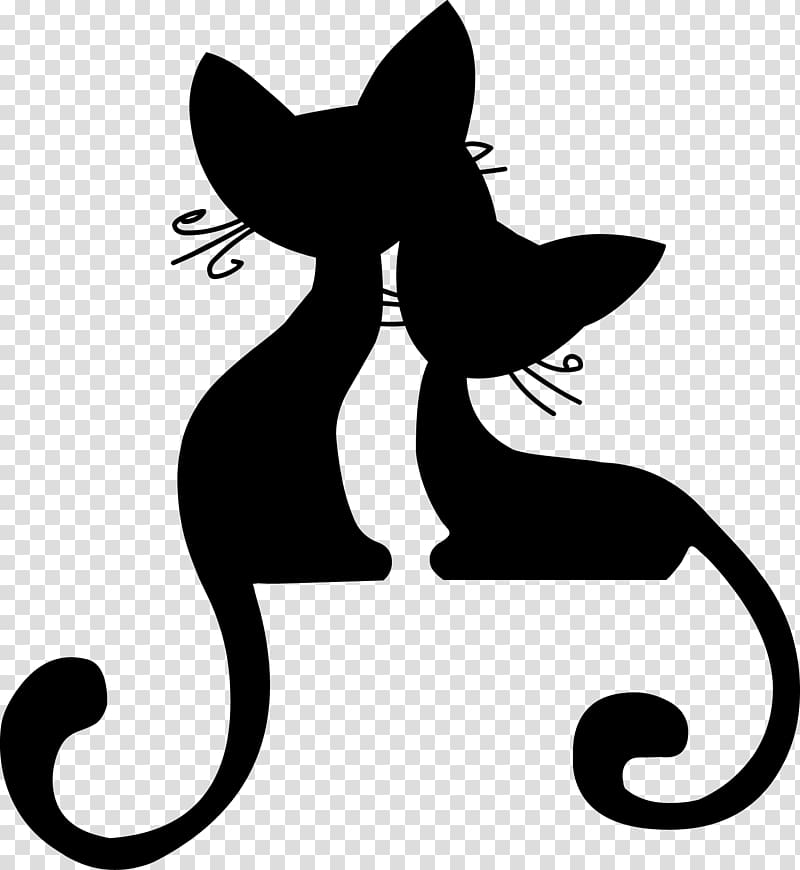 Cat Silhouette Kitten, cat transparent background PNG clipart