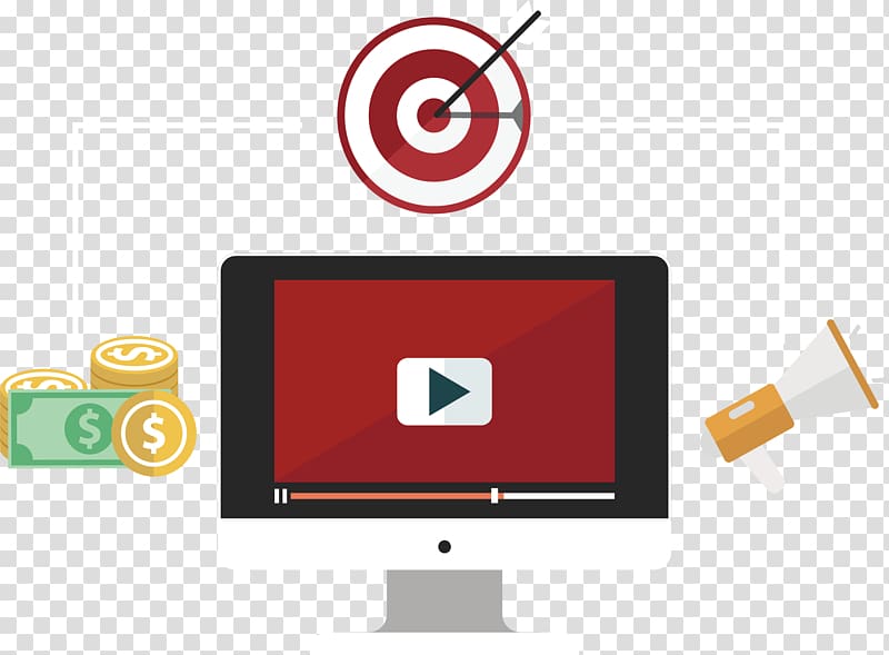 Digital marketing Advertising Social video marketing, Video marketing transparent background PNG clipart