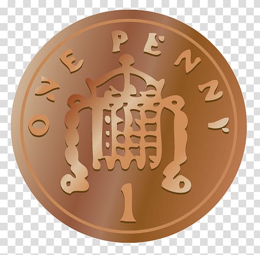 United Kingdom Coins of the pound sterling Penny , Coin transparent background PNG clipart