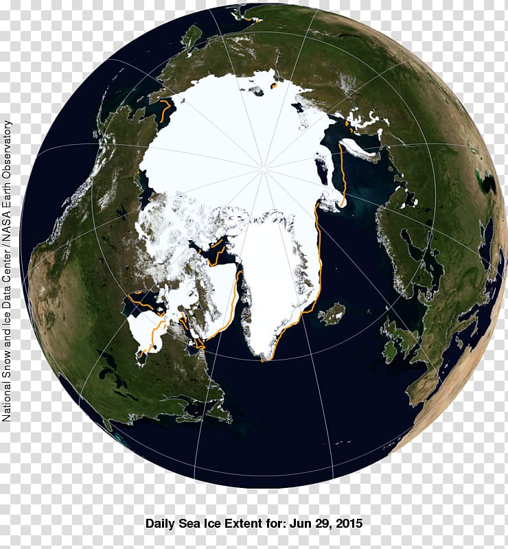 Arctic Ocean Polar regions of Earth Polar bear Arctic ice pack Satellite ry, Polar Ice transparent background PNG clipart