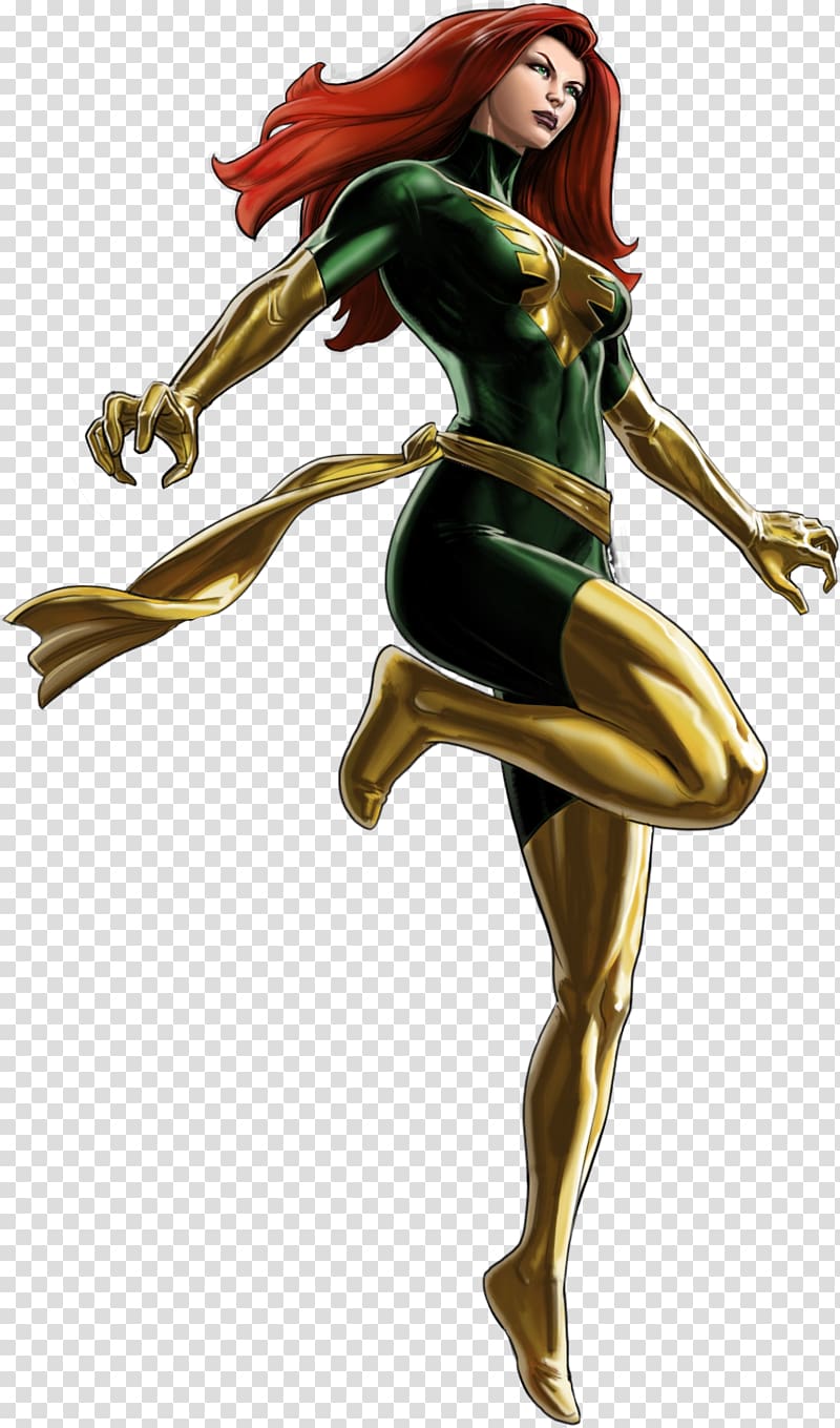 Marvel: Avengers Alliance Jean Grey Black Widow X-23 Hulk, Jean Grey transparent background PNG clipart
