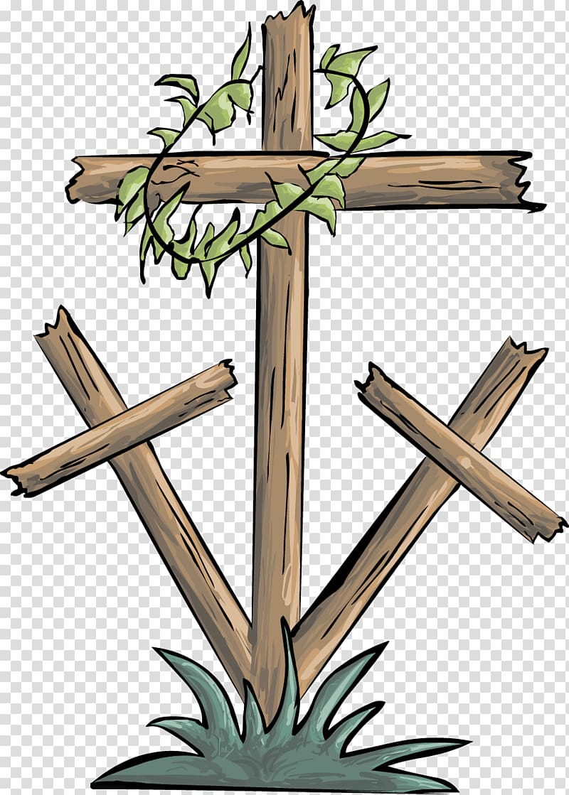 Good Friday Christian cross Crown of thorns , christian cross transparent background PNG clipart