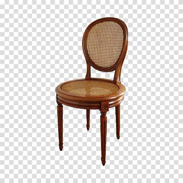 Chair Table Fauteuil Louis XVI style Caning, chair transparent background PNG clipart